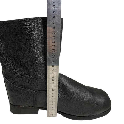 Soviet VDV Kirza Boots with Buckle Straps – Size 46