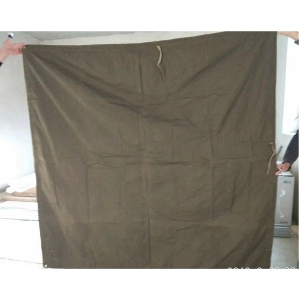Heavy canvas material of original Soviet military Veshmeshok backpack