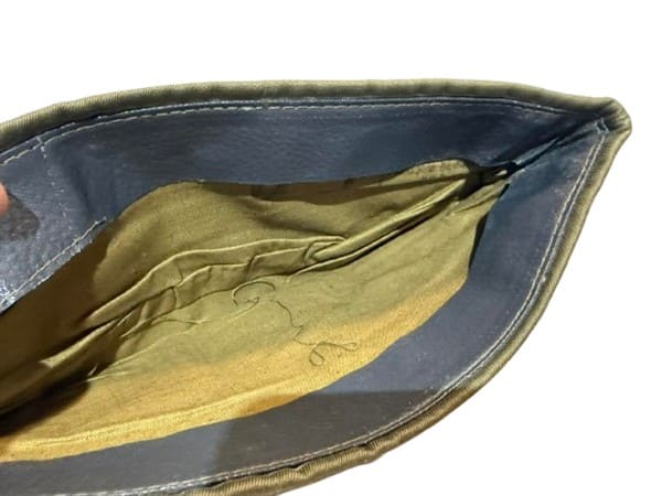 Vintage Soviet WW2 pilotka hat, Red Army uniform cap for historical reenactment