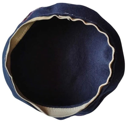 Vintage Soviet WW2 Style Woman Beret 56