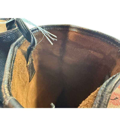 Interior of original Soviet yuft leather boots