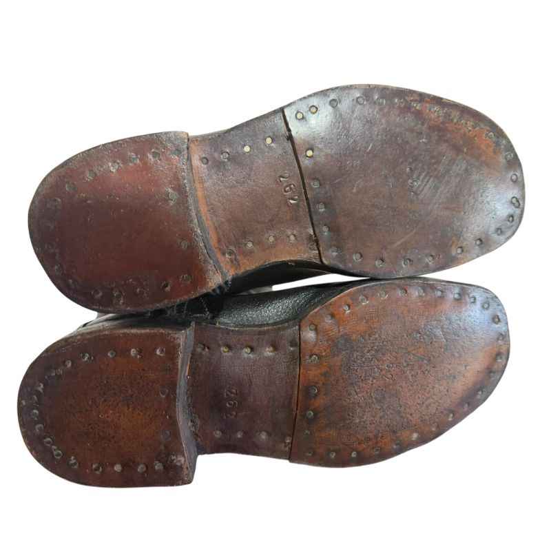 Original leather soles of Soviet yuft boots