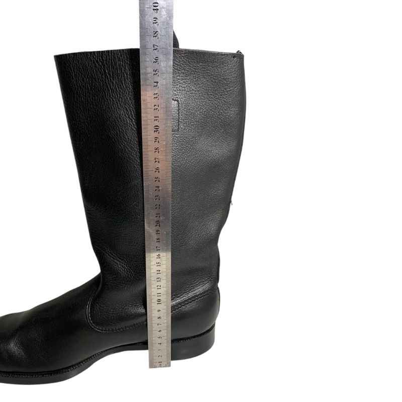 New old stock DDR NVA leather boots size 45 for Cold War reenactment