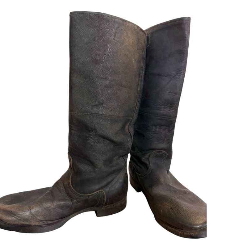 Genuine yuft leather Afghan army boots size 45