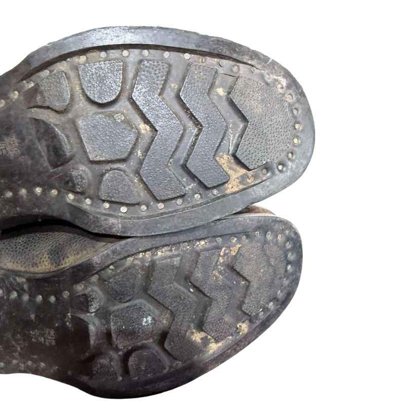 Afghan yuft military boots with traditional leather construction